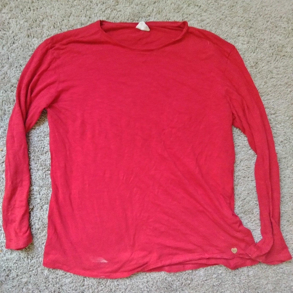 Red Long Sleeve Shirt